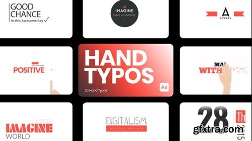 Videohive Hand Typos for After Effects 44085350