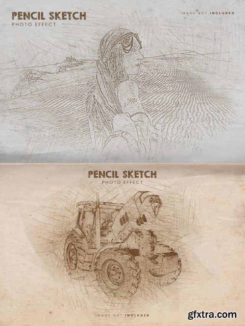 Pencil sketch art photoshop effect