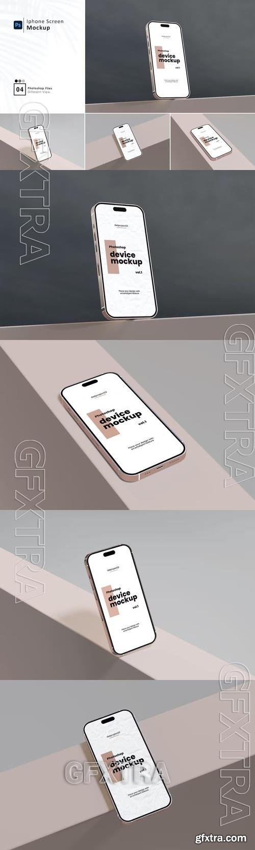 Perspective Iphone - Mockup JS7EZVM