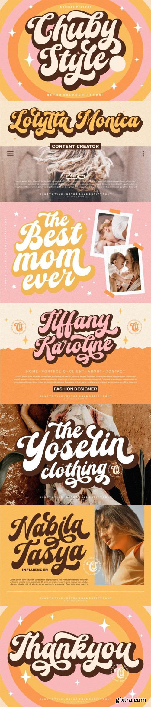 Chuby Style - Modern Script Font