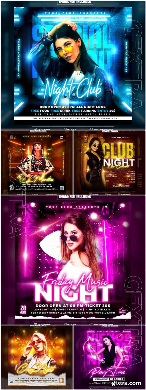 Flyer social media post, psd banner design
 collection vol 130