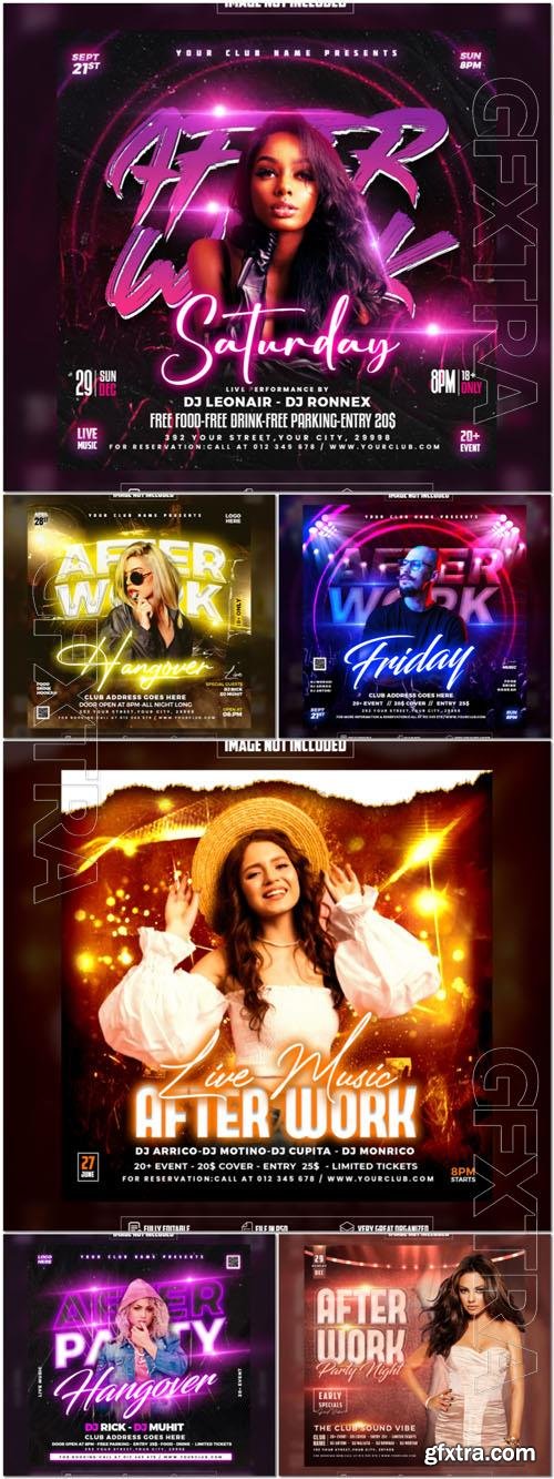 Flyer social media post, psd banner design
 collection vol 127