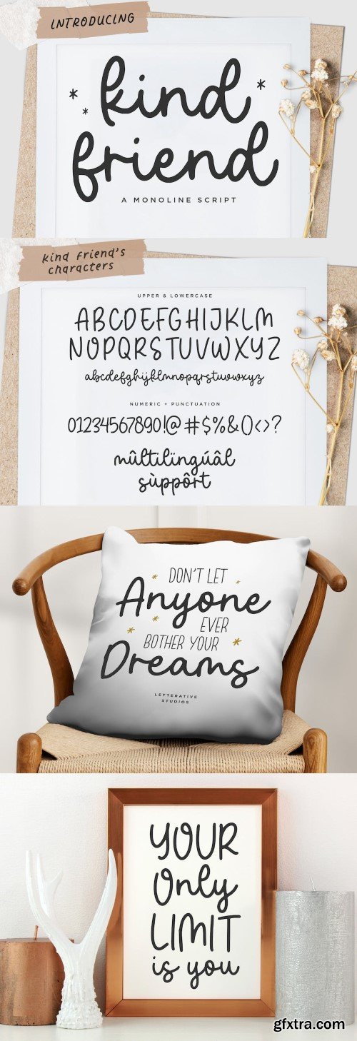 kind friend Script Font