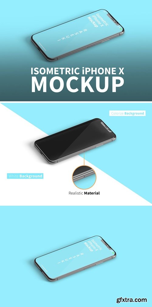 Isometic iPhone Mockup JENK6GZ