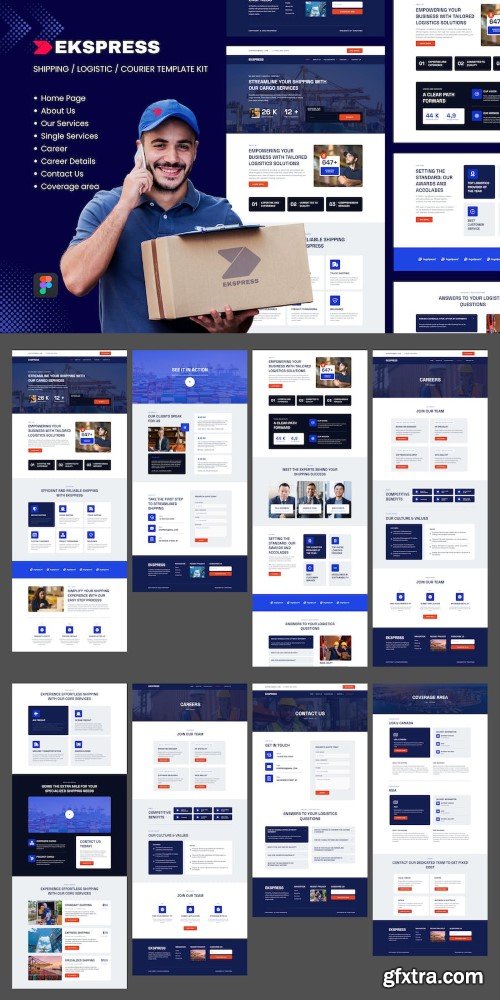 Ekspress - Shipping Logistic Figma Template