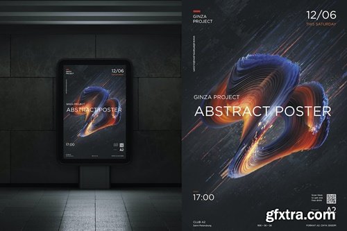 Poster Digital Abstract FPU88VJ