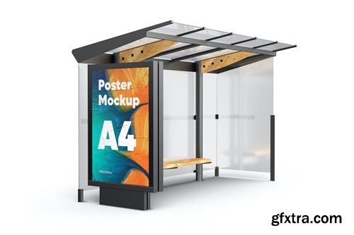 Bus Stop Mockup RAU4QD2