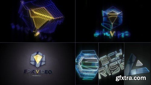 Videohive Hightech Company Logo Intro 42032410