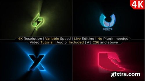 Videohive Cinematic Light Rays Logo Reveal 43385208