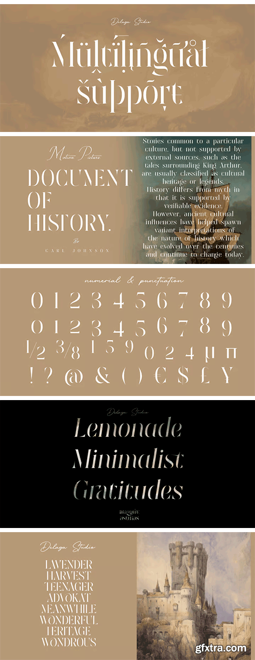 Moguine Serif Font Family