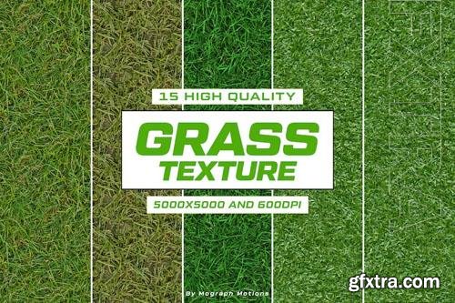 15 Grass Textures Pack