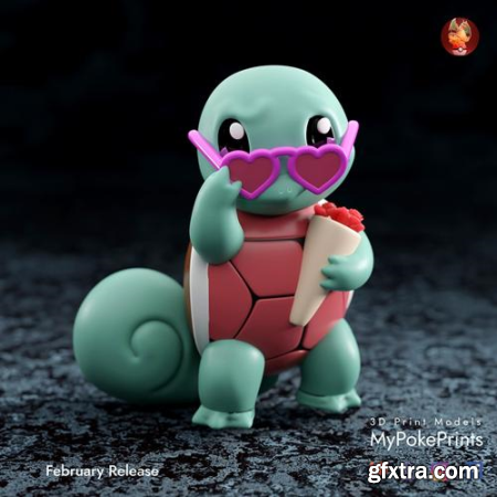 V day Squirtle – 3D Print Model