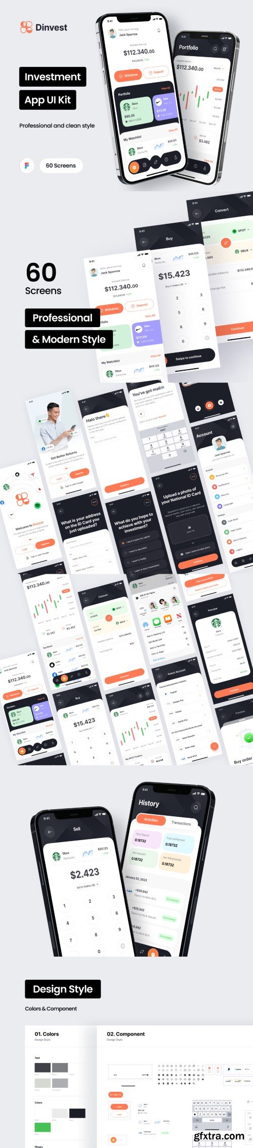 UI8 - Dinvest - Investment Mobile App UI Kit