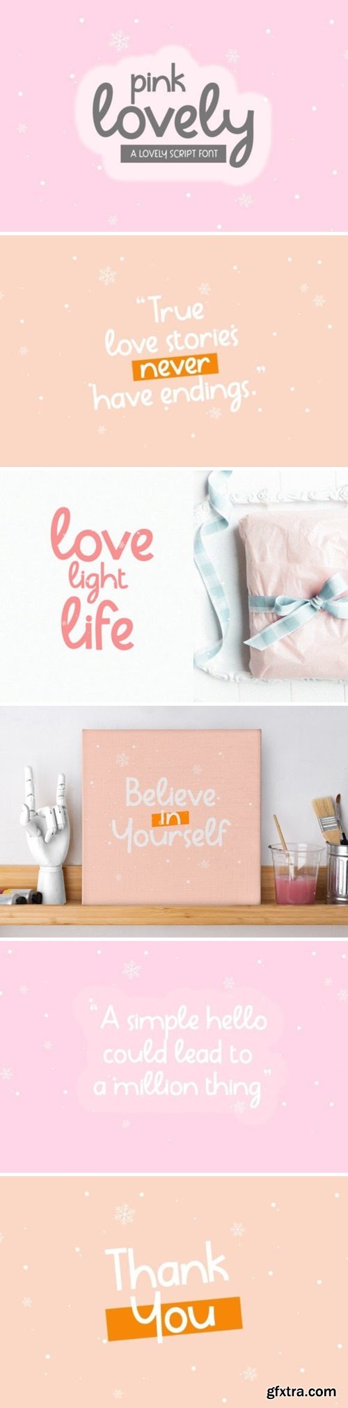 Pink Lovely Font