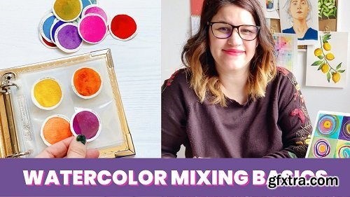 Watercolor MIXING basics - Color theory for beginners