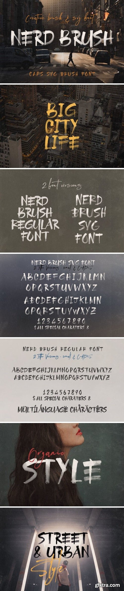 Nerdbrush Font