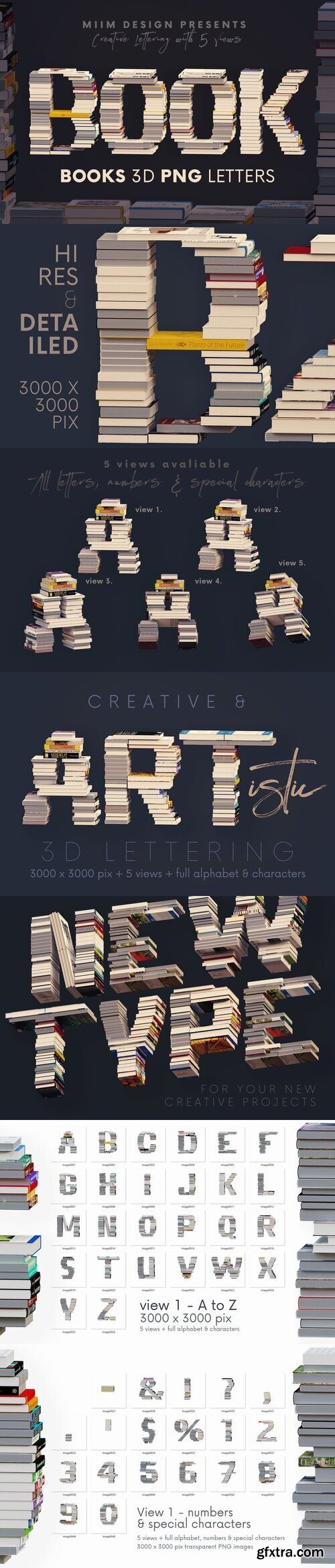 CreativeMarket - Books - 3D Lettering 6075365