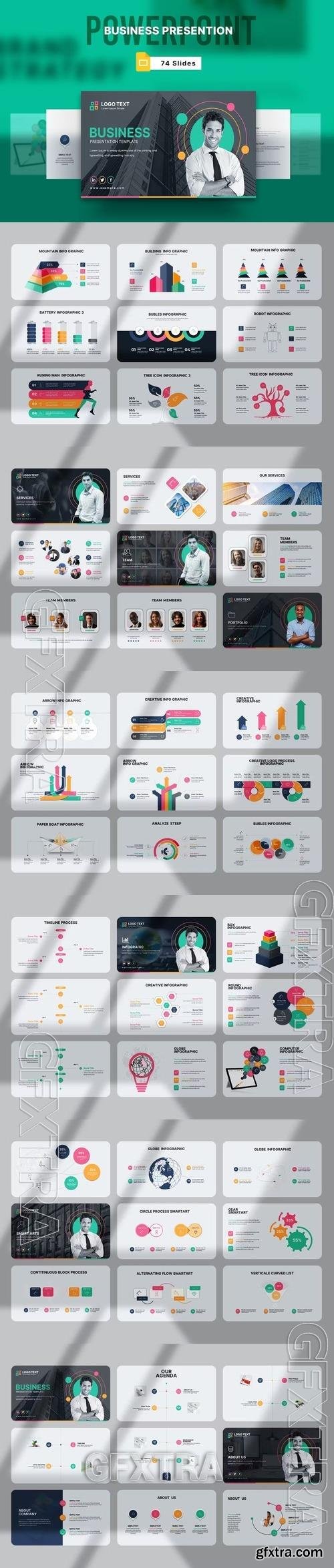 Business Presentation Google Slide PowerPoint Temp 3U3TJZW