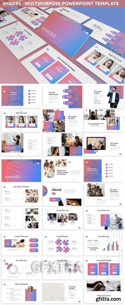 Shades - Multipurpose Powerpoint Template GCL362X