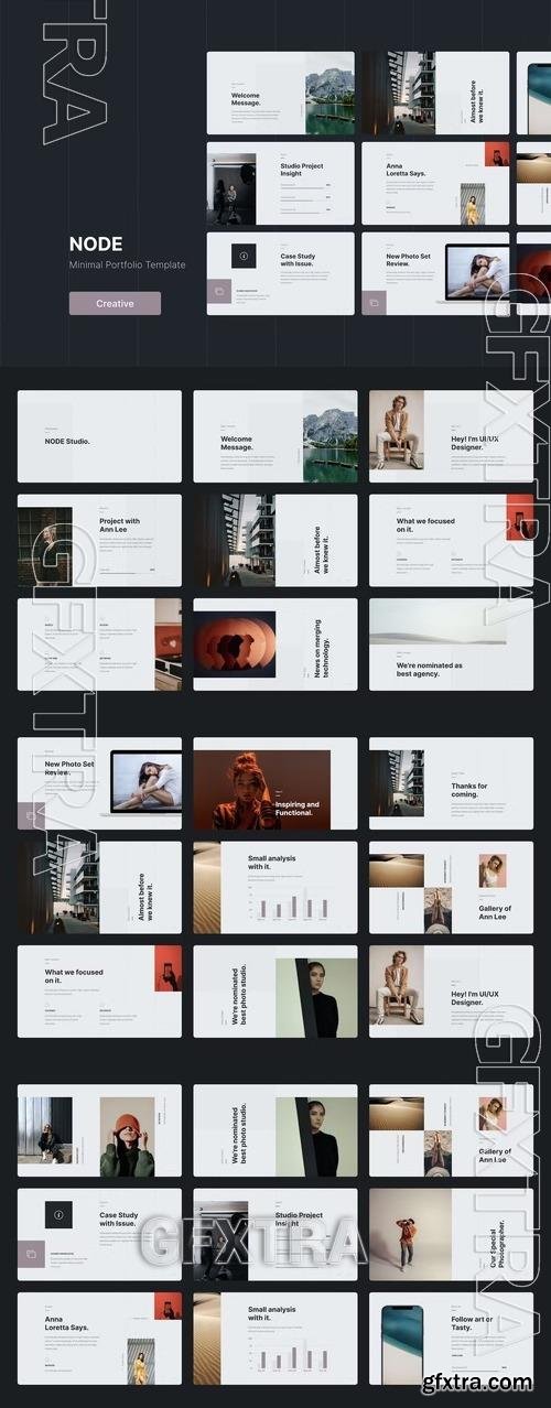 NODE Portfolio Presentation Template (PPTX) A8Y4L57