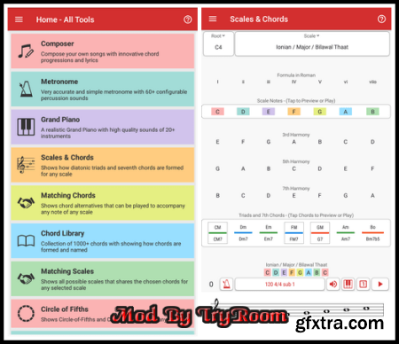 Music Theory Companion with Piano & Guitar v3.0.2