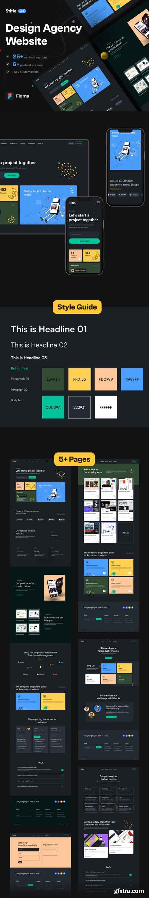 UIHUT - Creative Design Agency Template - Stitle