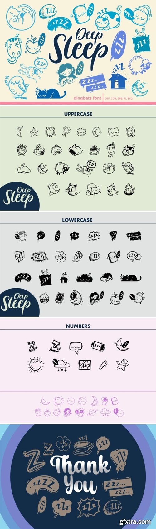 Deep Sleep Font