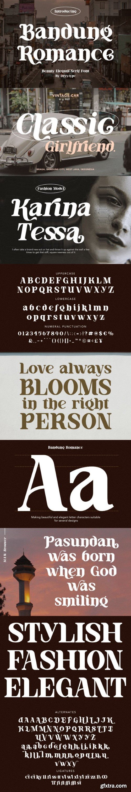 Bandung Romance Font