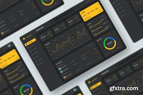 Finance Dashboard UI KIT B7HBVPQ