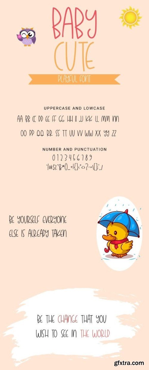 Baby Cute Font