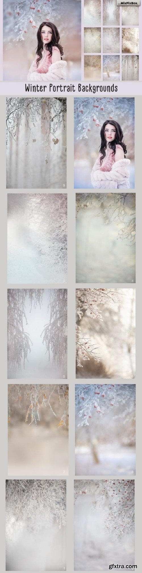 Winter Portrait Backgrounds