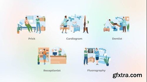 Videohive Medical office - Flat concepts 44119439