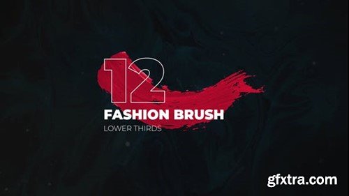 Videohive Brush Fashion Lower Thirds 44121802