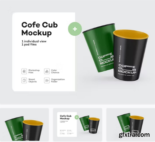 Paper Coffee Cup Mockup