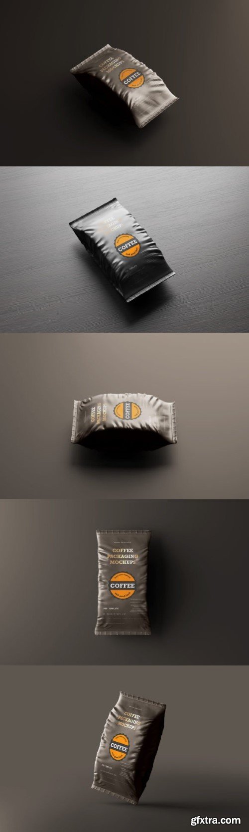 Coffee Foil Pack Mockups