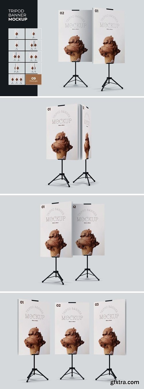 Tripod Banner Mockup MLD9CYR