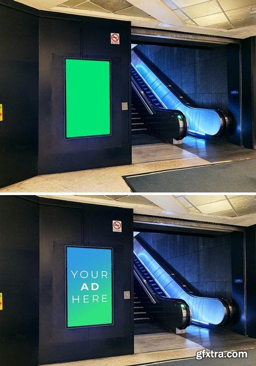 Subway Station Screen Mockup HGBSKHY