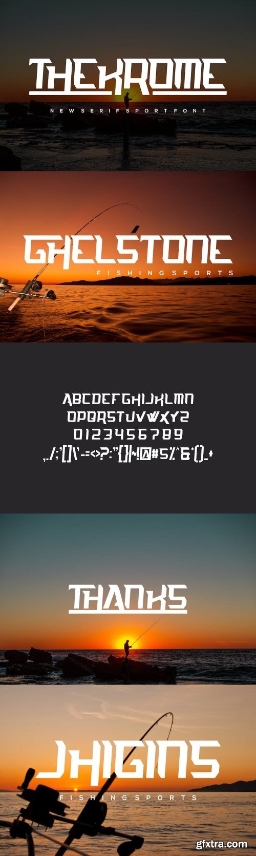 Thekrome - Modern Sport Font