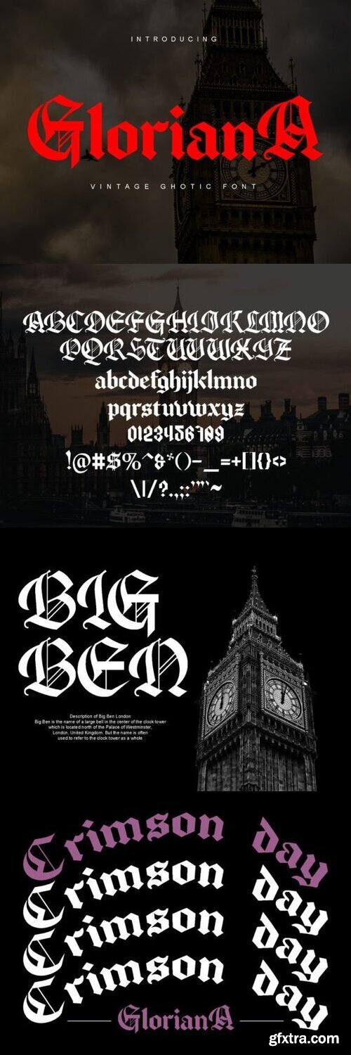 Gloriana Font