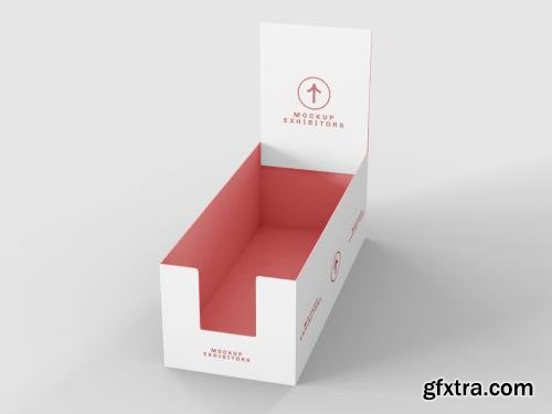 Cardboard Shelf Box for Product Mockup 371521583