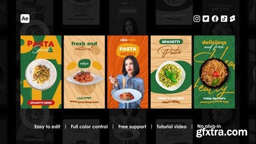 Videohive Restaurant Instagram Stories 44160104