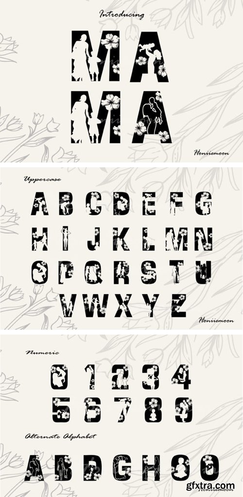 Mama - Delicate Decorative Font