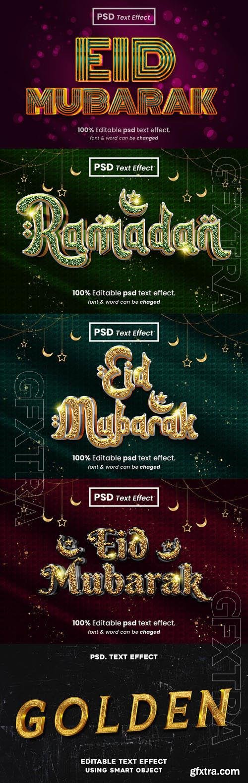 Psd style text effect editable set vol 331 