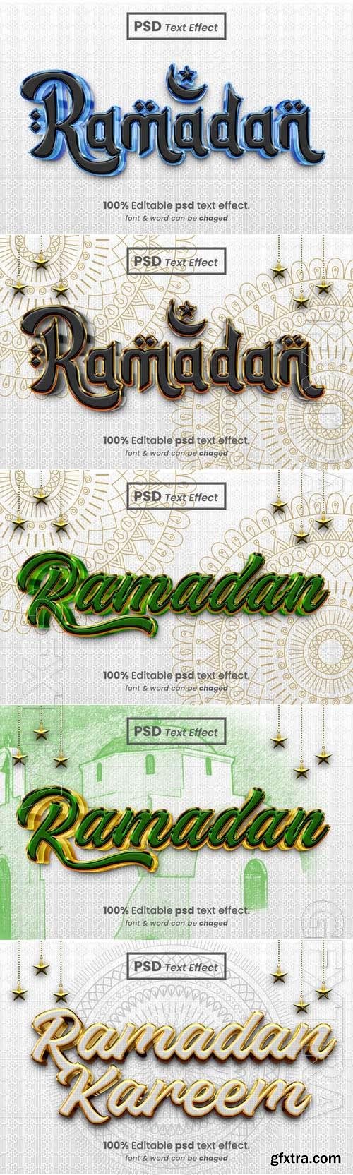 Psd style text effect editable set vol 320 