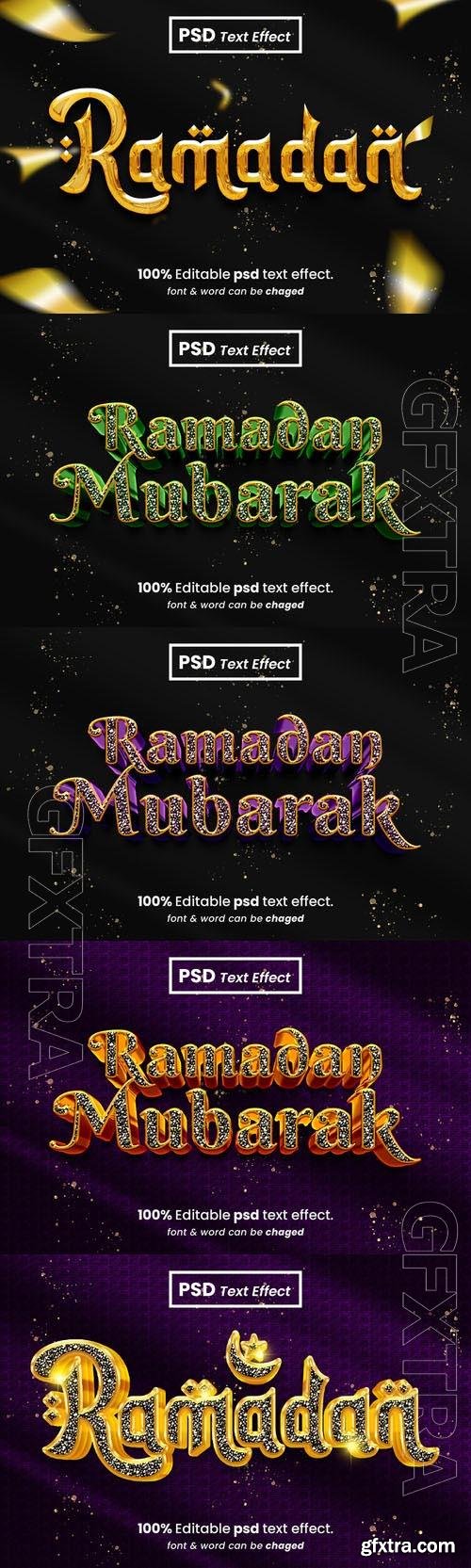 Psd style text effect editable set vol 324 