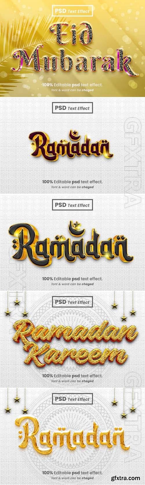 Psd style text effect editable set vol 328 