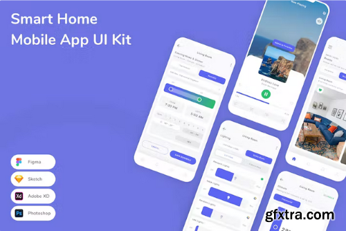 Smart Home Mobile App UI Kit