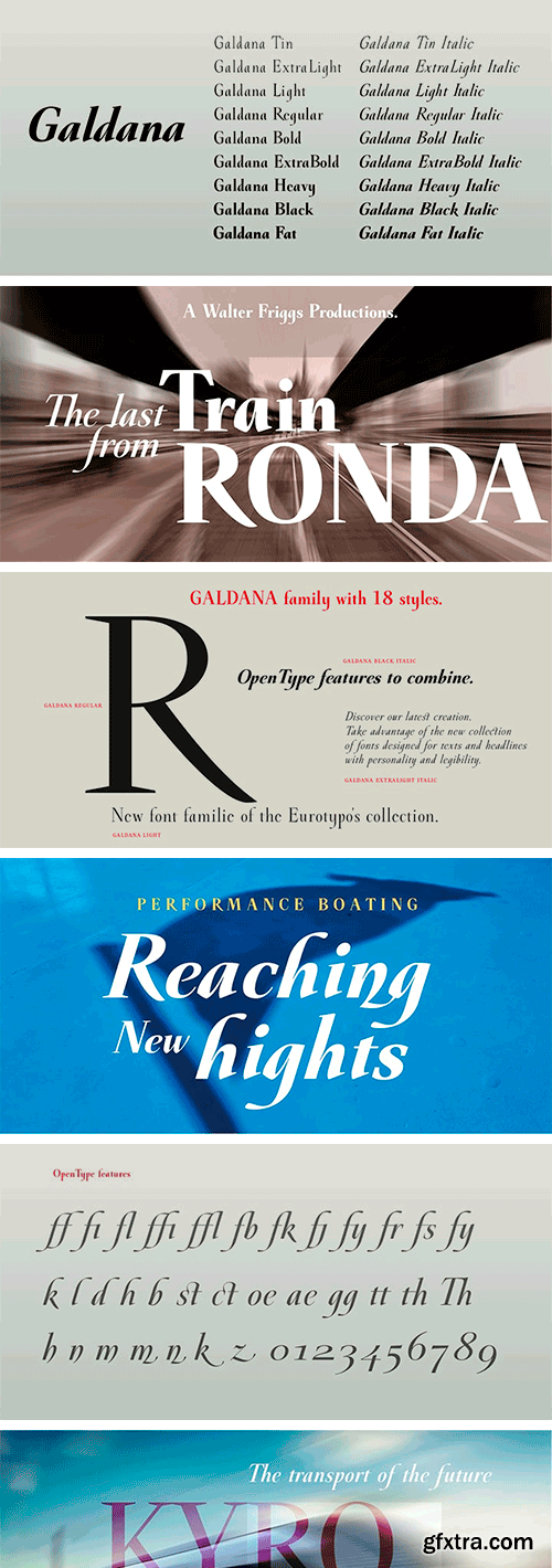 Galdana Font Family