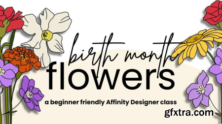 Affinity Designer 2 for iPad Birth Month Flowers