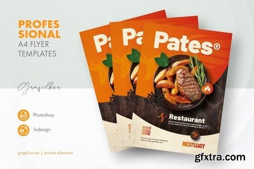 Restaurant Flyer Templates JY3PPBT